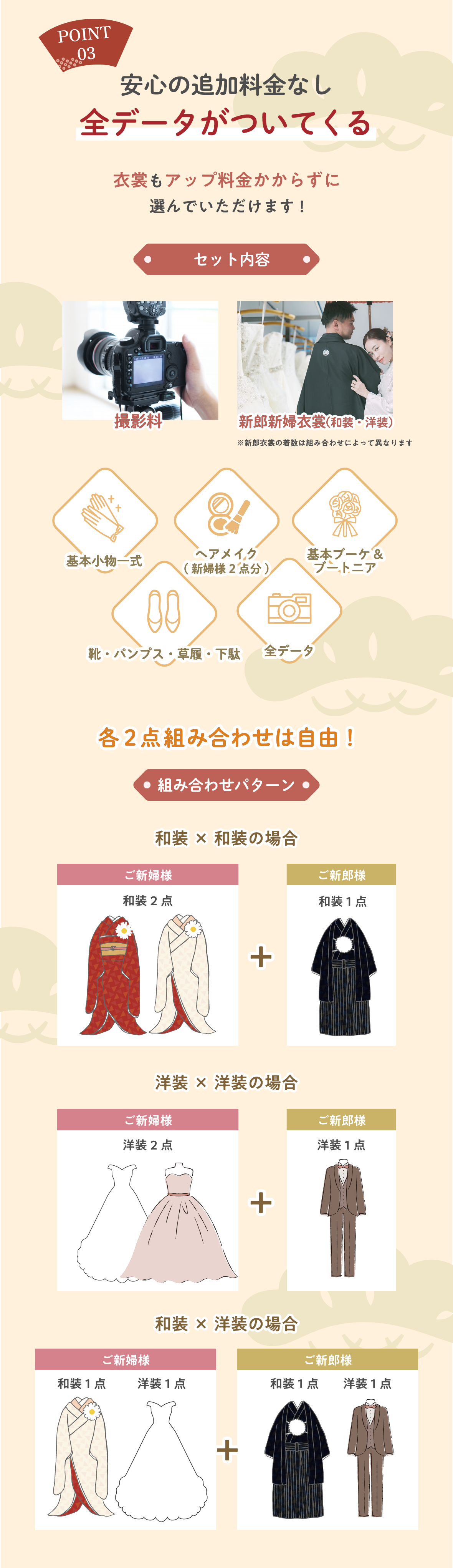 安定の追加料金なし